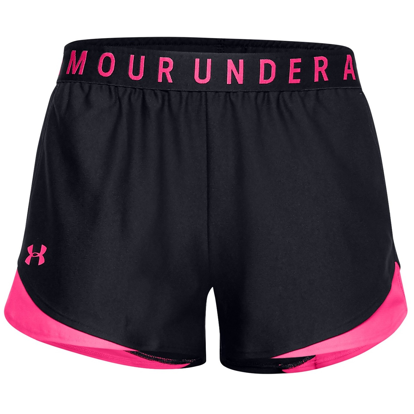 Dámské kraťasy Under Armour Play Up Shorts 3.0 Velikost: XS / Barva: černá/růžová