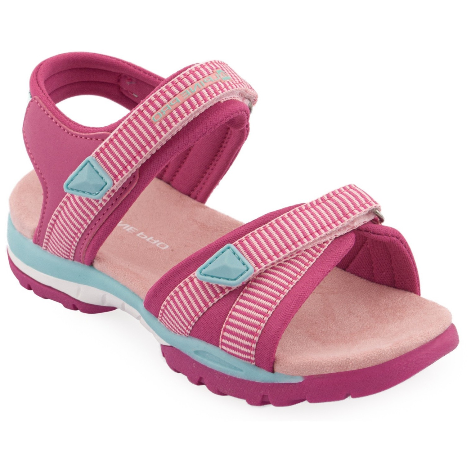 Dětské sandály Alpine Pro Grodo Velikost bot (EU): 34 / Barva: růžová
