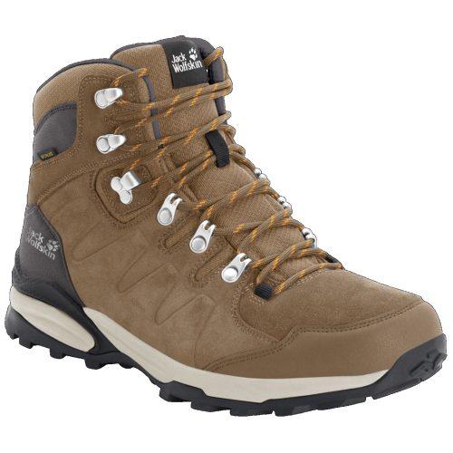 Dámské boty Jack Wolfskin Refugio Texapore Mid W Velikost bot (EU): 39 / Barva: hnědá