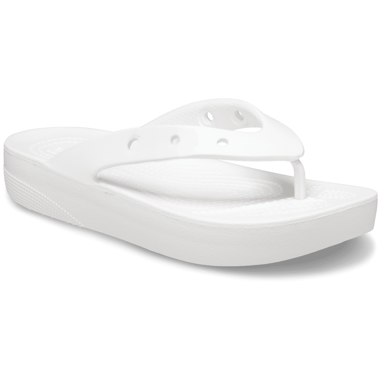 Dámské žabky Crocs Classic Platform Flip W Velikost bot (EU): 42-43 / Barva: bílá