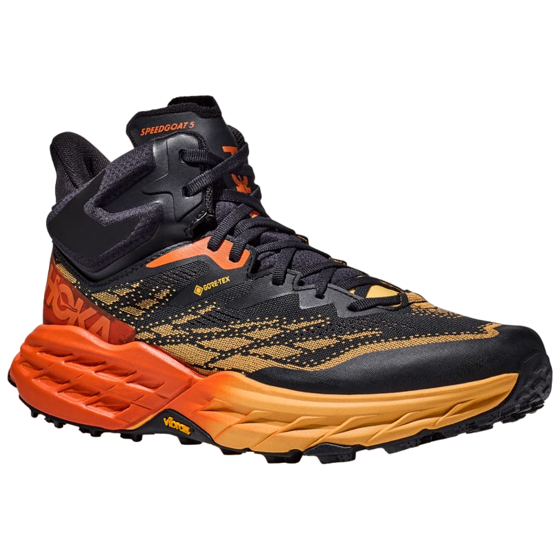 Pánské boty Hoka One One M Speedgoat 5 Mid Gtx Velikost bot (EU): 46 2/3 / Barva: modrá/oranžová