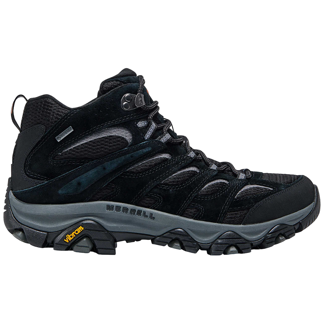 Pánské turistické boty Merrell Moab 3 Mid Gtx Velikost bot (EU): 43 / Barva: černá/šedá