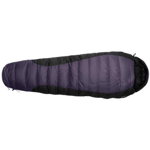 Péřový spacák Warmpeace Viking 900 195 cm Zip: Pravý / Barva: iron/grey/black