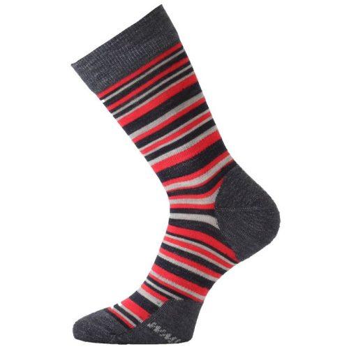 Ponožky Lasting WPL Velikost ponožek: 38-41 (M) / Barva: šedá/červená