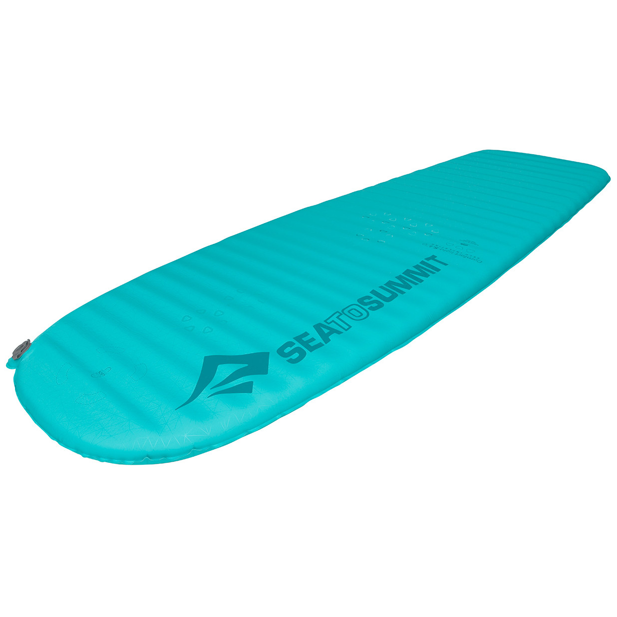 Samonafukovací karimatka Sea to Summit Comfort Light Mat Women's Lrg Barva: tyrkysová