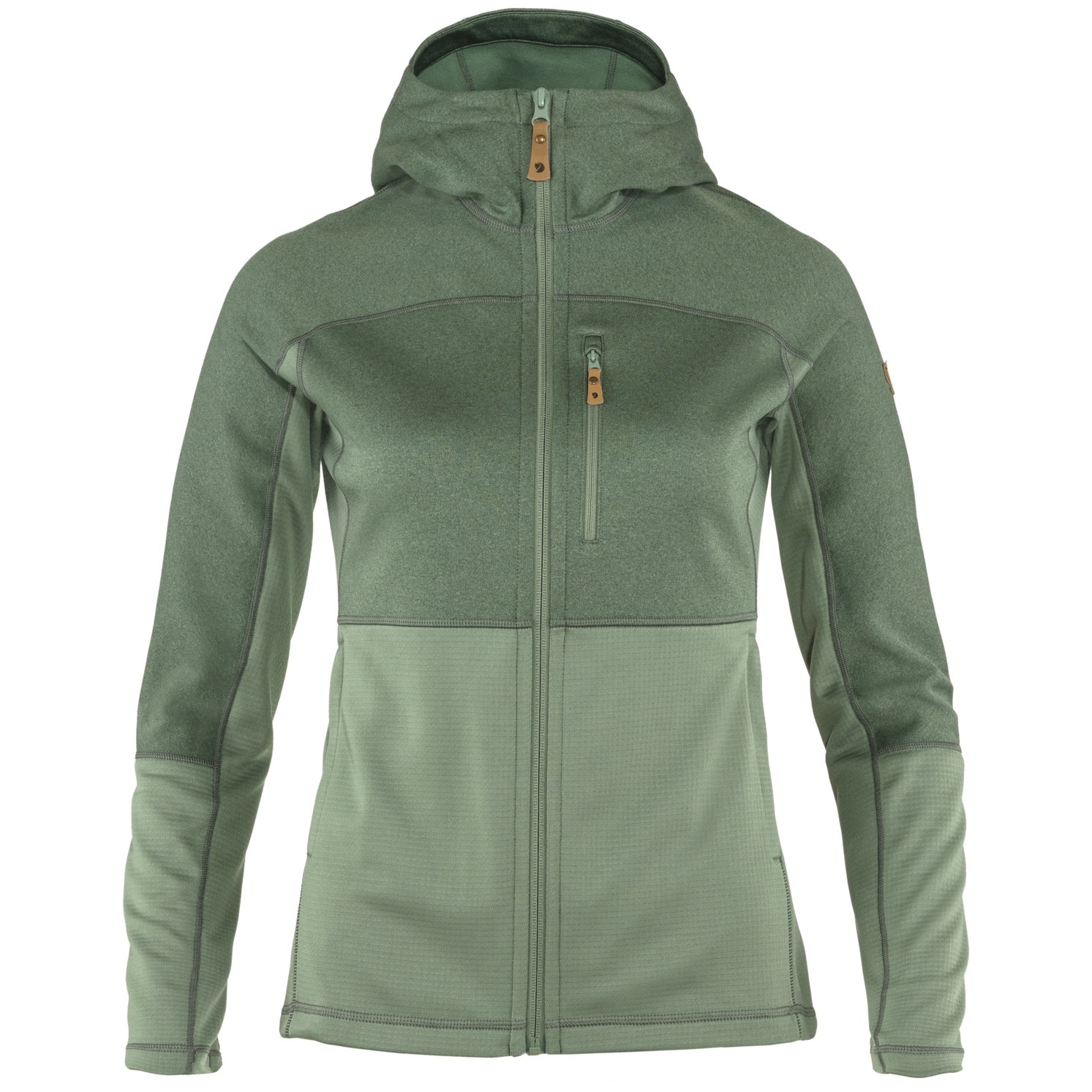 Dámská bunda Fjällräven Abisko Trail Fleece W Velikost: L / Barva: zelená