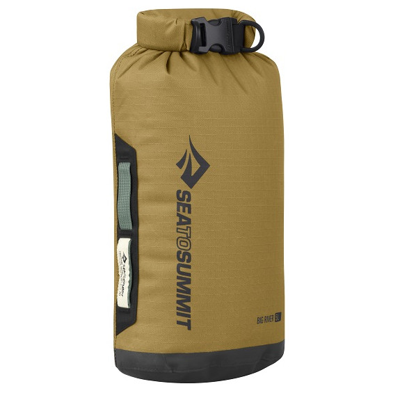 Nepromokavý vak Sea to Summit Big River Dry Bag 5L Barva: žlutá/černá