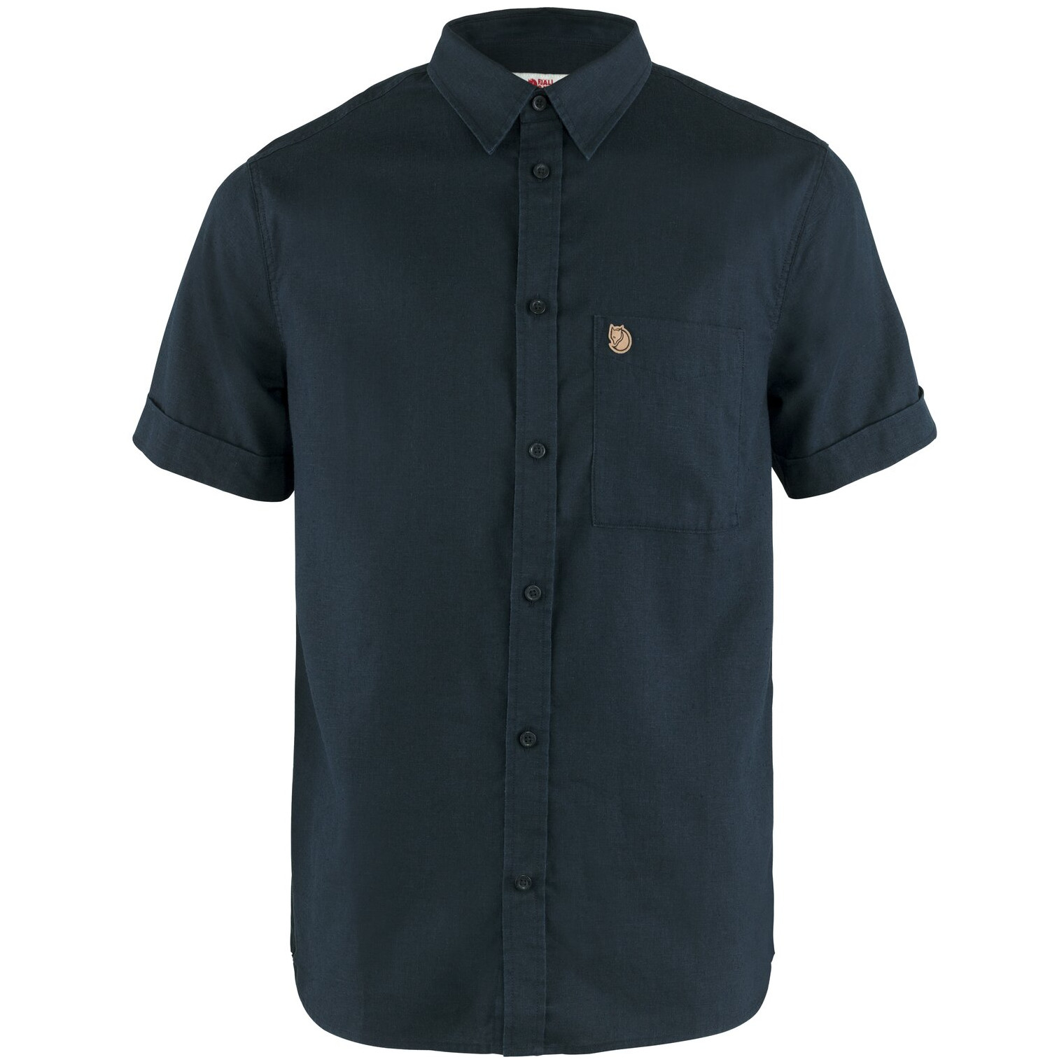 Pánská košile Fjällräven Övik Travel Shirt SS M Velikost: XS / Barva: tmavě modrá