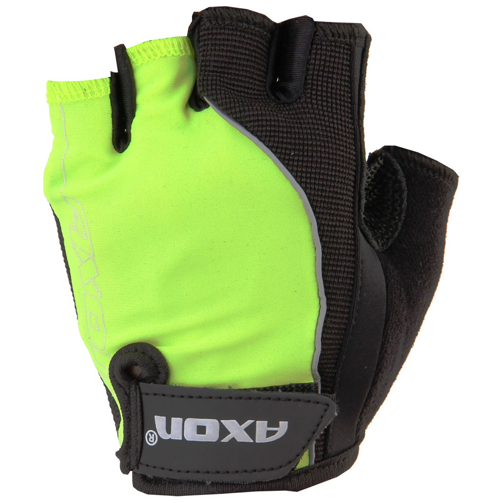Cyklistické rukavice Axon 290 Velikost: S / Barva: zelená