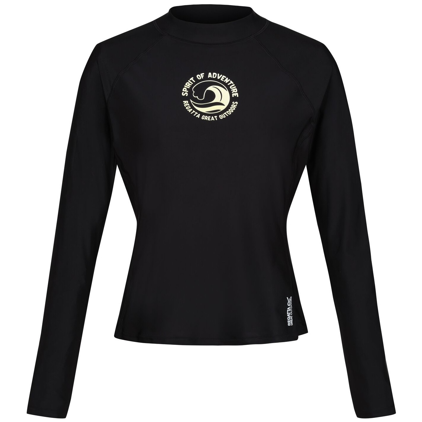 Dámské triko Regatta Wmn L/S Rash Vest Velikost: XL / Barva: černá