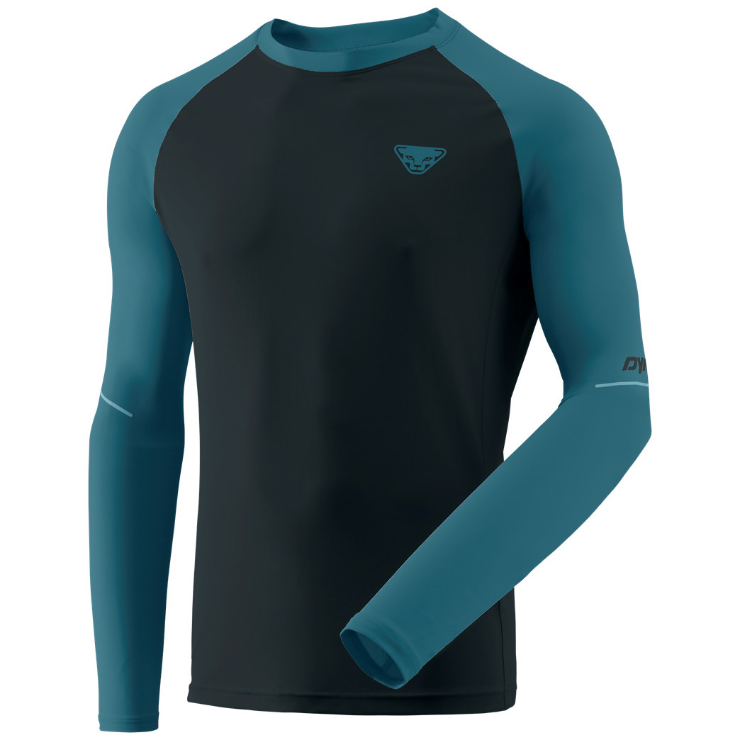 Pánské triko Dynafit Alpine Pro M L/S Tee Velikost: XXL / Barva: černá/modrá