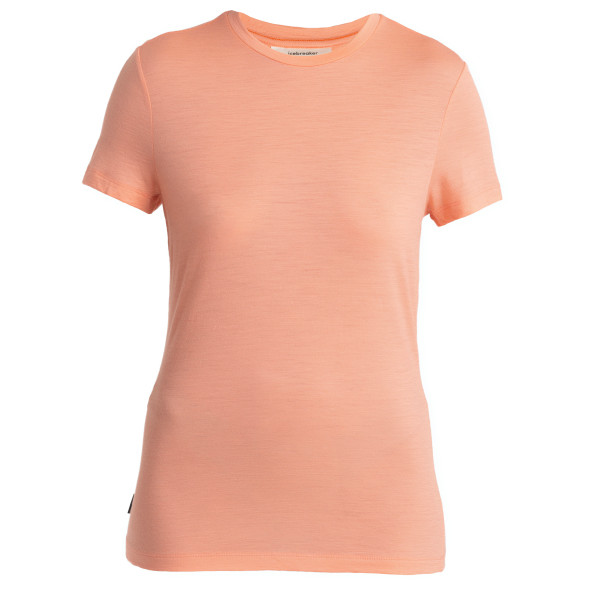 Dámské funkční triko Icebreaker Women Merino 150 Tech Lite III SS Tee Velikost: L / Barva: oranžová