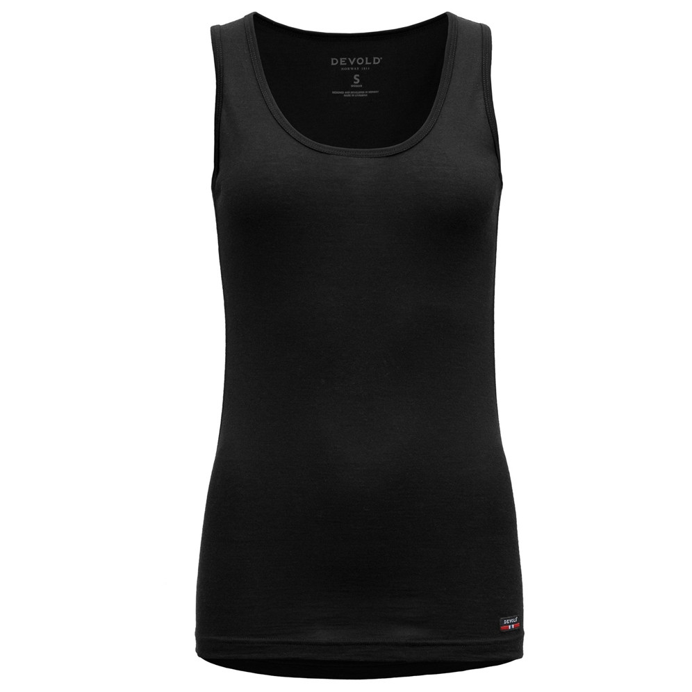 Dámské tílko Devold Breeze Woman Tank Velikost: M / Barva: černá