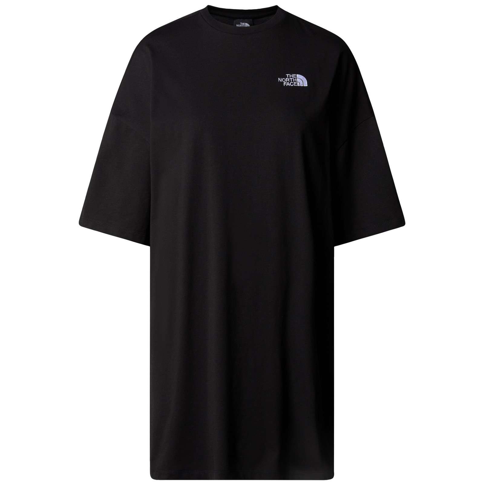 Dámské triko The North Face W S/S Essential Oversize Tee Dress Velikost: M / Barva: černá