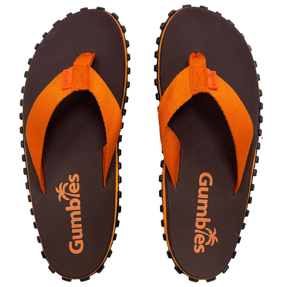 Dámské žabky Gumbies Duckbill Brown & Orange Velikost bot (EU): 40 / Barva: oranžová