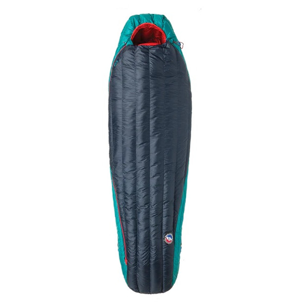 Dámský spacák Big Agnes Daisy Mae 0 Petite Right Zip: Pravý / Barva: modrá/světle modrá