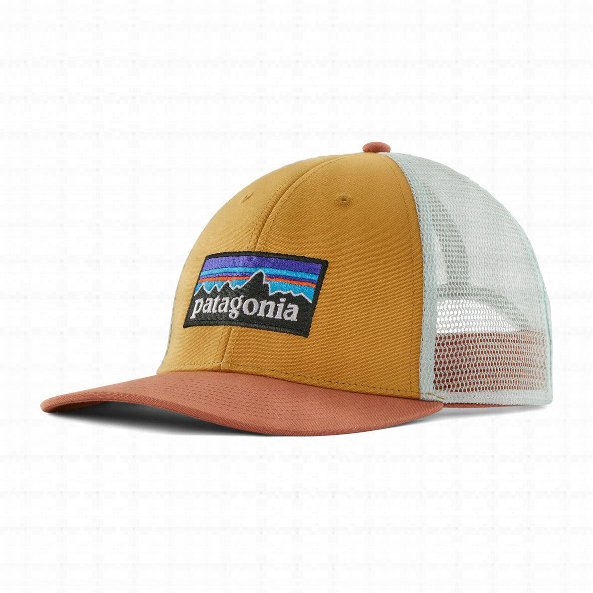 Kšiltovka Patagonia P-6 Logo LoPro Trucker Hat Barva: zlatá