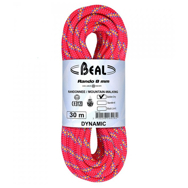 Lezecké lano Beal Rando GD 8 mm (30 m) Barva: růžová