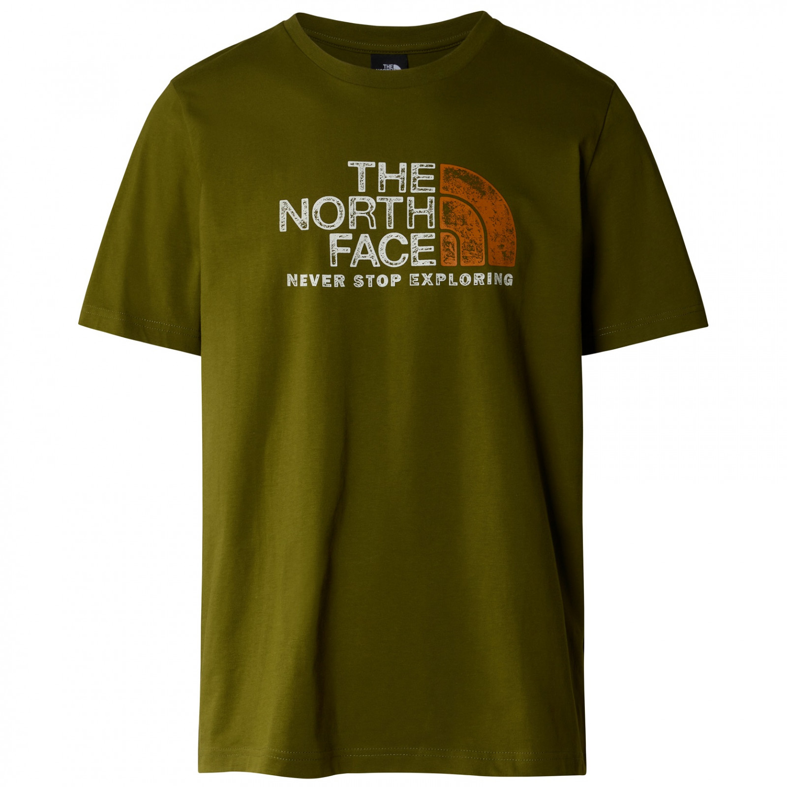 Pánské triko The North Face M S/S Rust 2 Tee Velikost: M / Barva: zelená