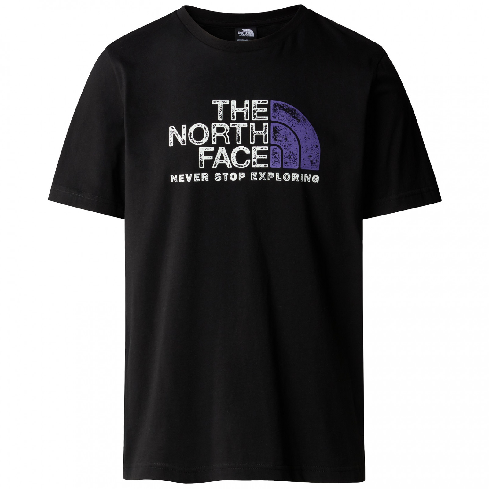 Pánské triko The North Face M S/S Rust 2 Tee Velikost: XXL / Barva: černá