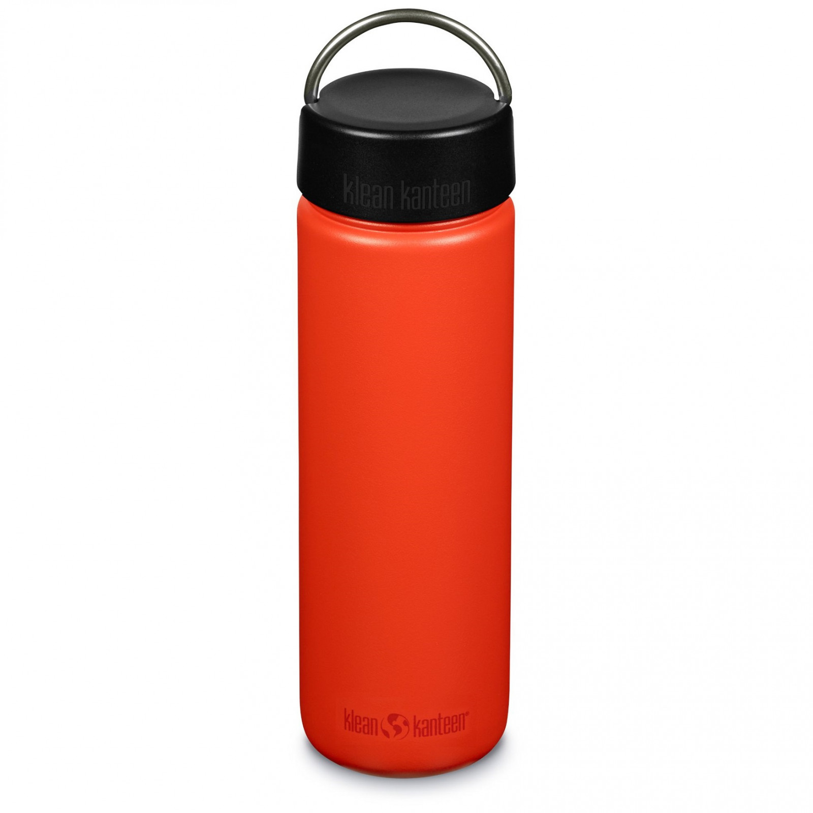 Nerezová lahev Klean Kanteen Wide w/Wide Loop Cap - brushed stainless 800 ml Barva: cihlová