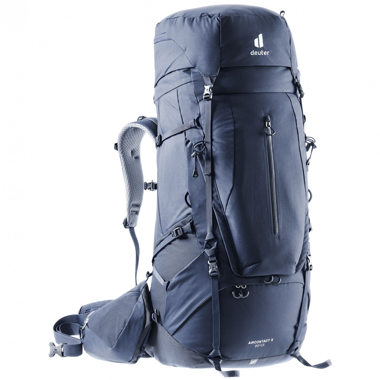 Turistický batoh Deuter Aircontact X 80+15 Barva: tmavě modrá