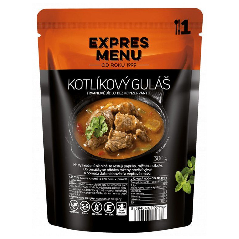 Hotové jídlo Expres menu Kotlíkový guláš 300 g