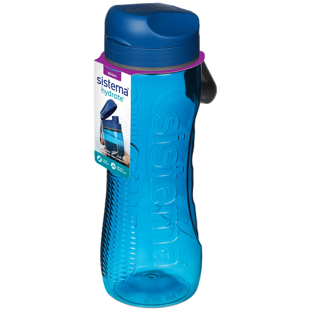 Láhev Sistema Hydrate Láhev Active Flip Top 800 ml Barva: modrá