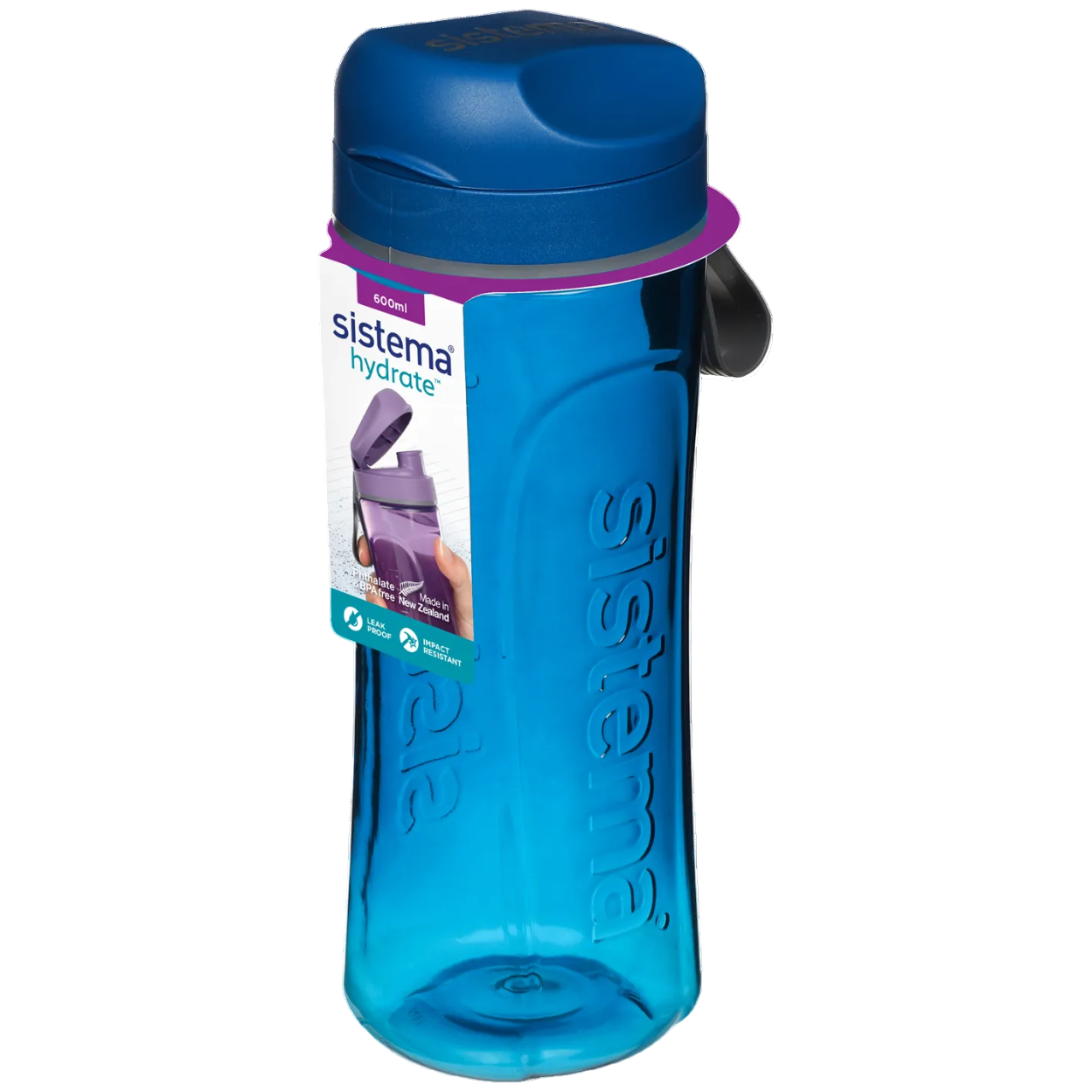 Láhev Sistema Hydrate Swift Flip Top 600 ml Barva: modrá