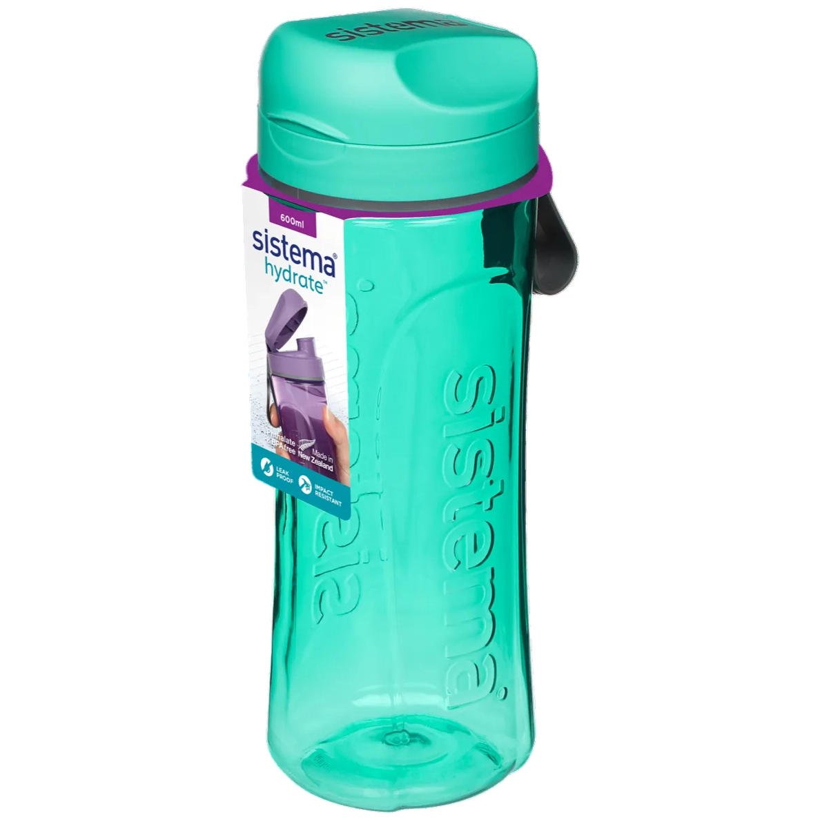 Láhev Sistema Hydrate Swift Flip Top 600 ml Barva: zelená