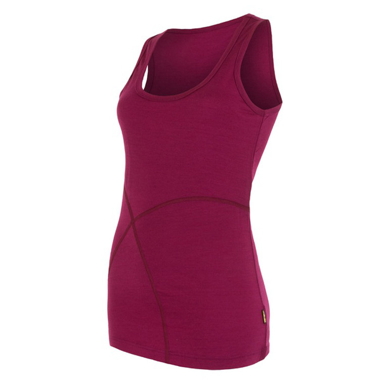 Dámské tílko Sensor Merino Wool Active Velikost: XL / Barva: lila