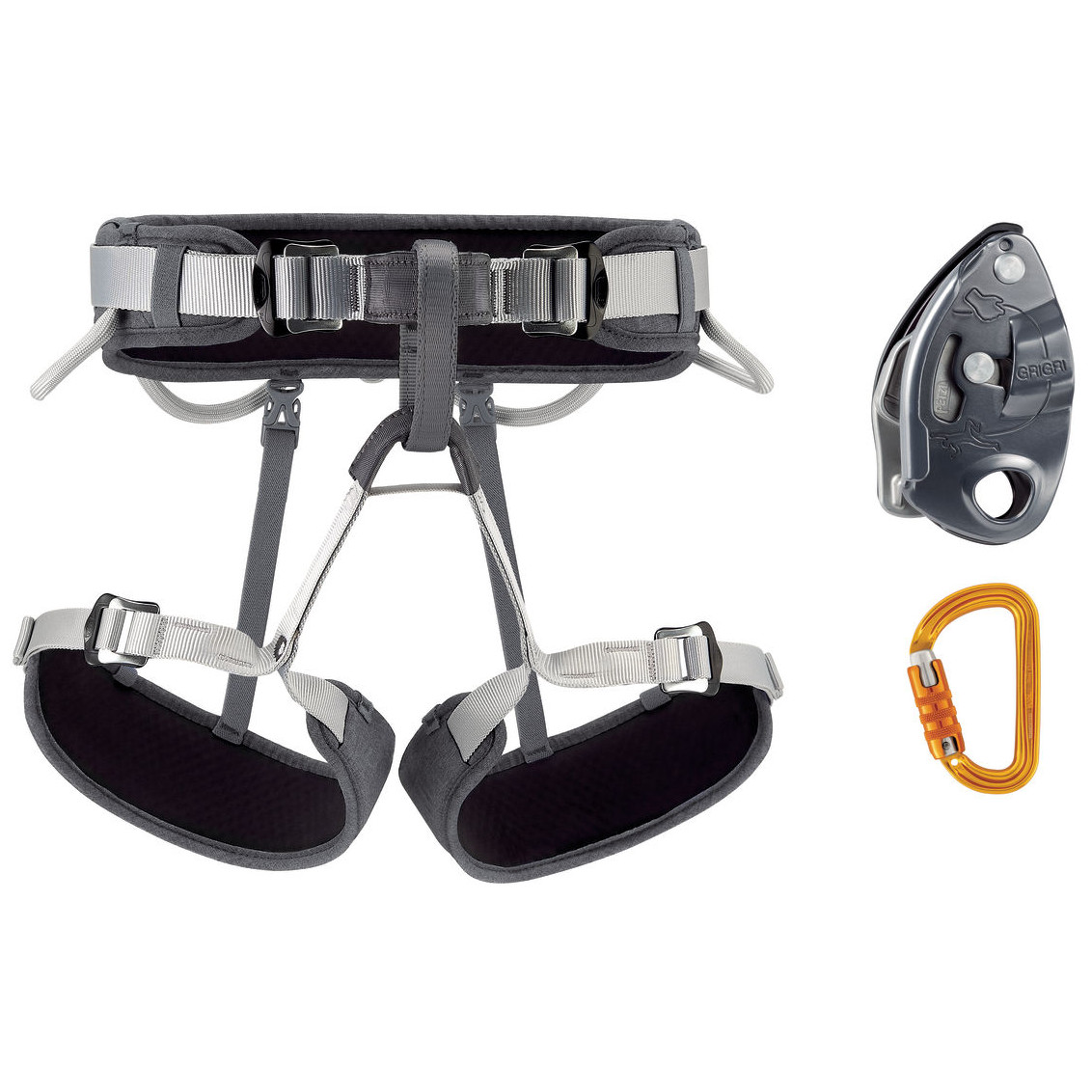 Lezecký set Petzl Kit Corax GriGri Sm´D Barva: šedá