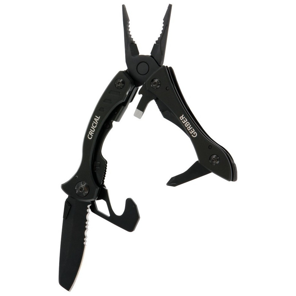 Multitool Gerber Crucial Black Barva: černá