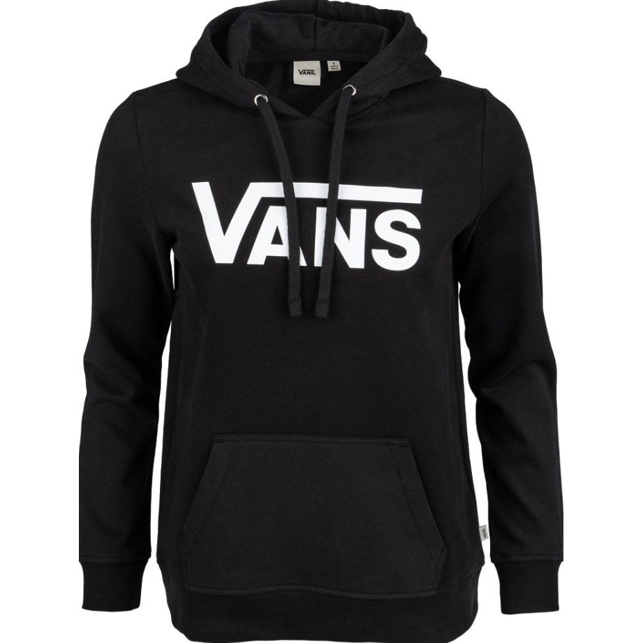 Dámská mikina Vans Wm Drop V Logo Hoodie Velikost: M / Barva: černá