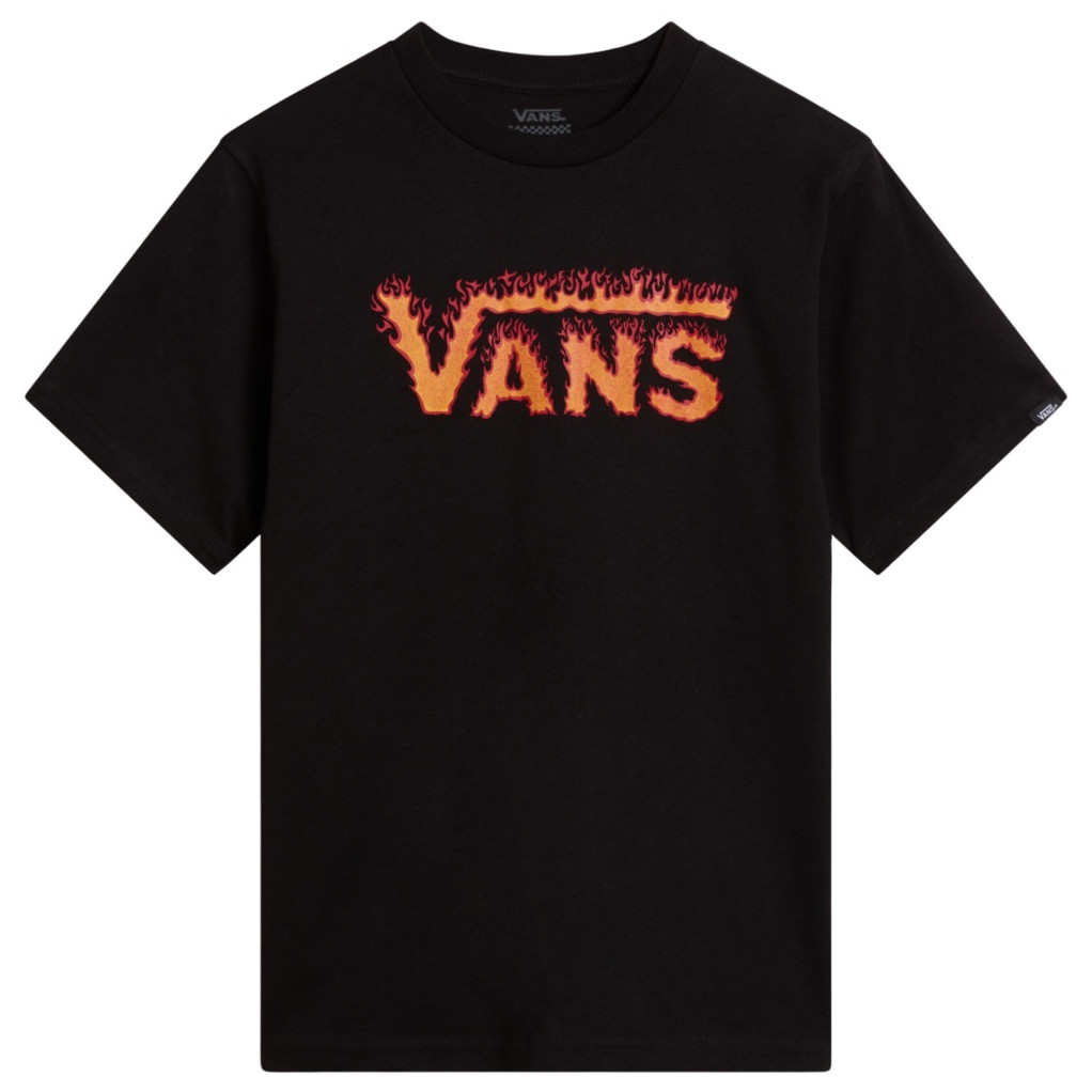 Dětské triko Vans KampFyre SS Crew Tee-B Dětská velikost: L / Barva: černá