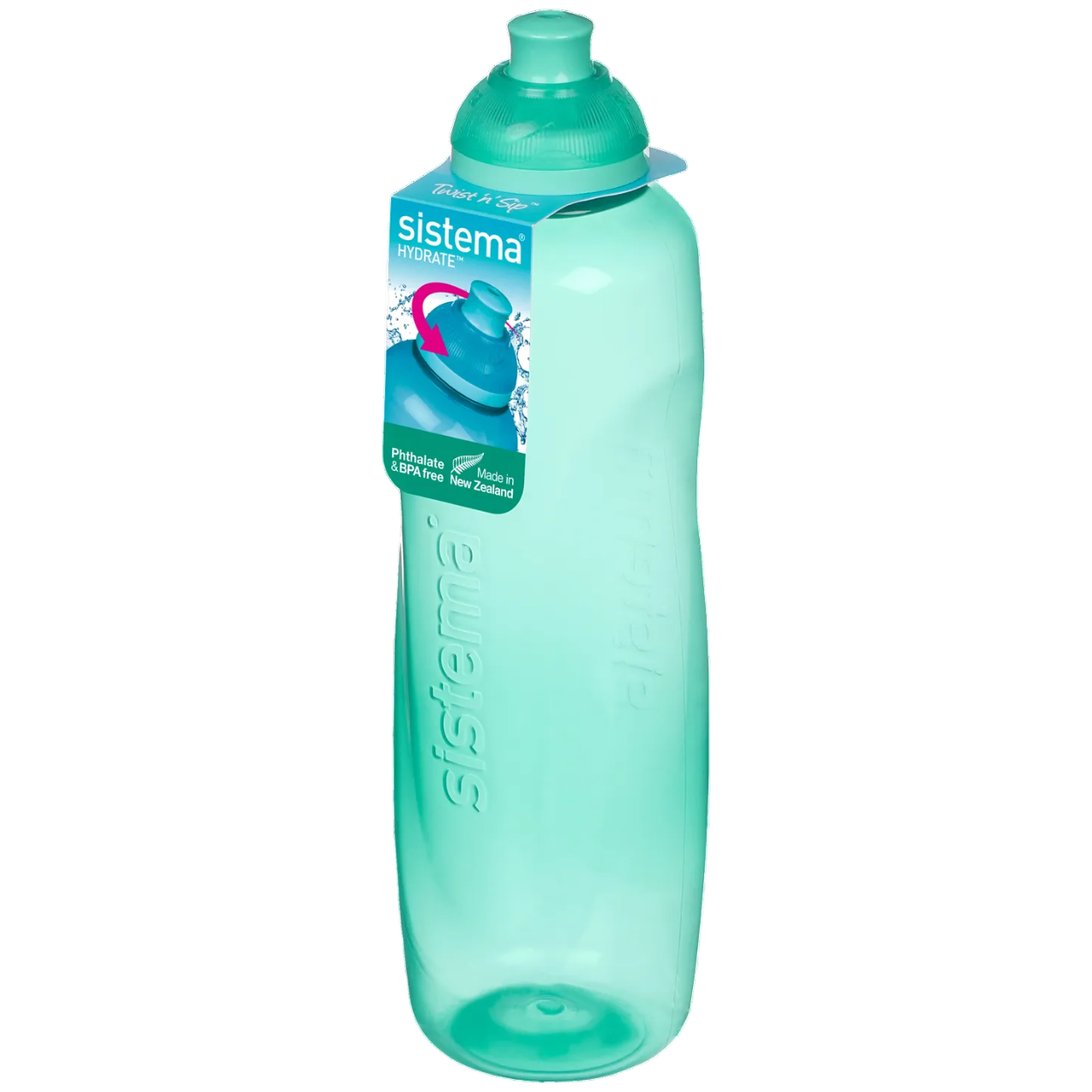 Láhev Sistema Helix Squeeze Twist ‘n’ Sip 600 ml Barva: zelená