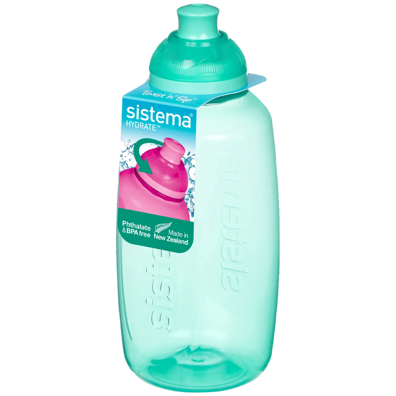 Láhev Sistema Squeeze Twist ‘n’ Sip 380 ml Barva: zelená