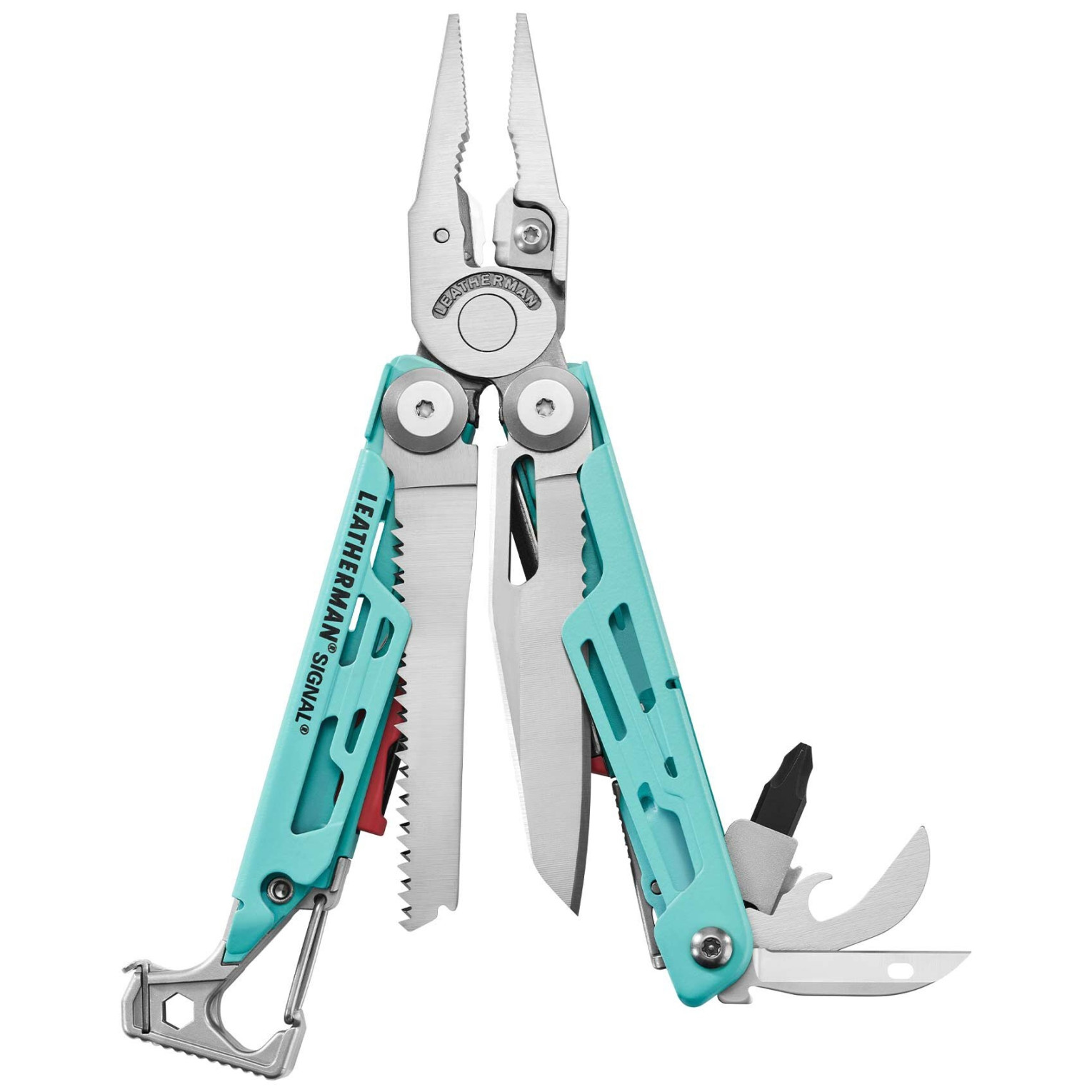 Multitool Leatherman Signal Barva: světle modrá