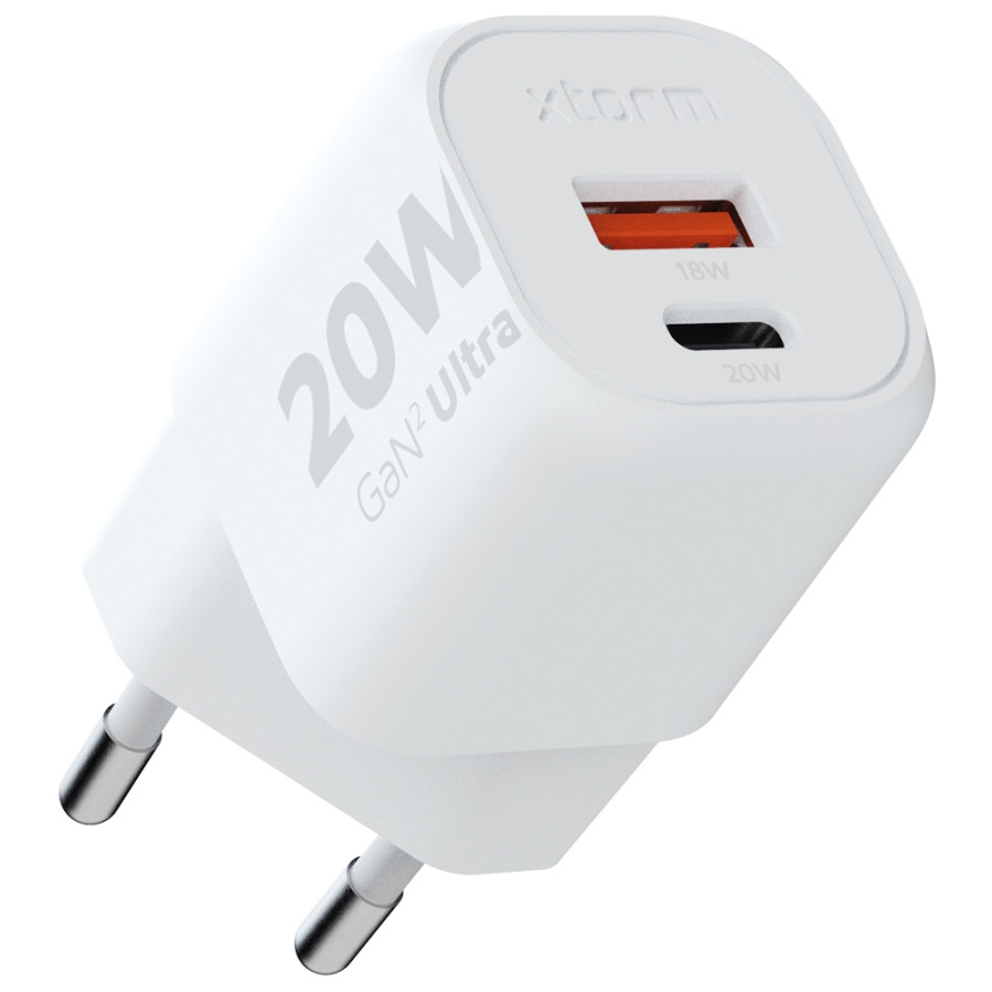 Nabíječka Xtorm 20W GaN2 Ultra Wall Charger Barva: bílá