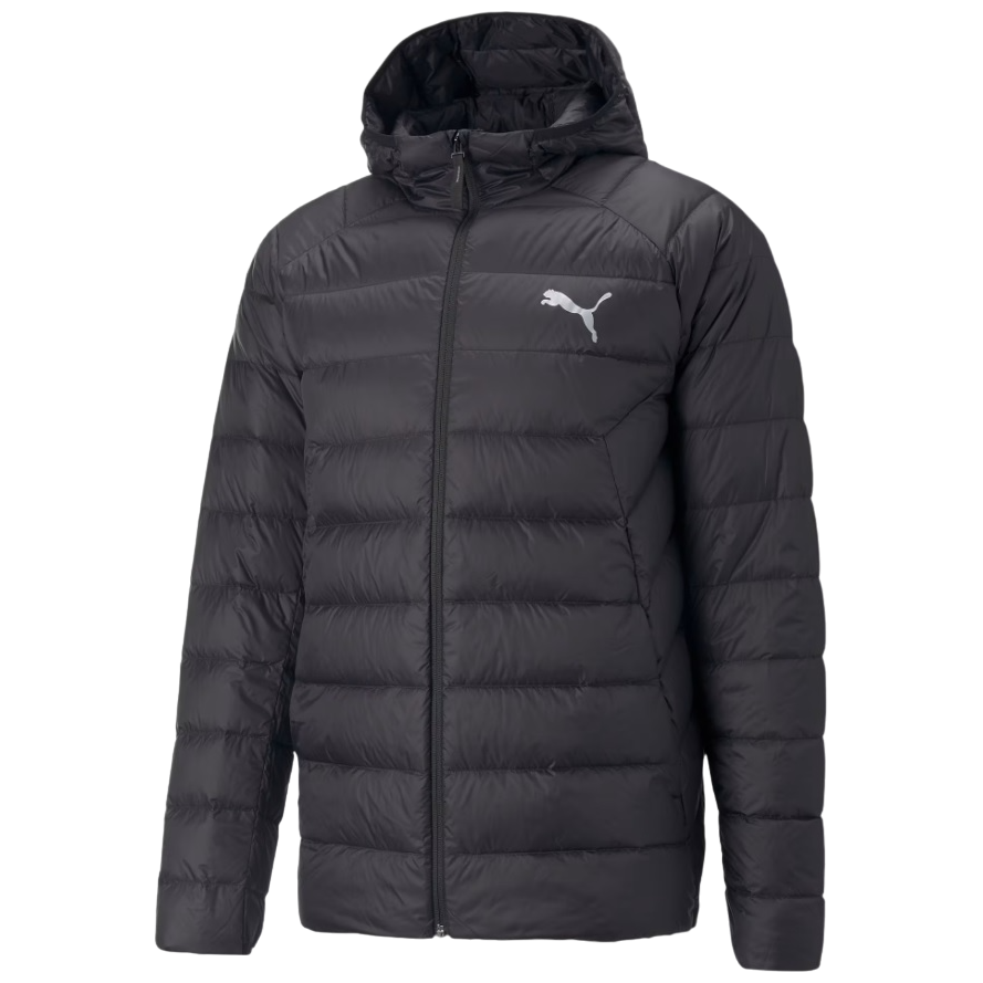 Pánská bunda Puma PackLITE Hooded Down Jacket Velikost: L / Barva: černá