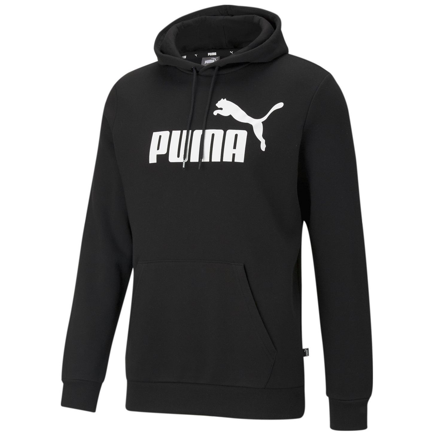 Pánská mikina Puma ESS Big Logo Hoodie FL Velikost: L / Barva: černá