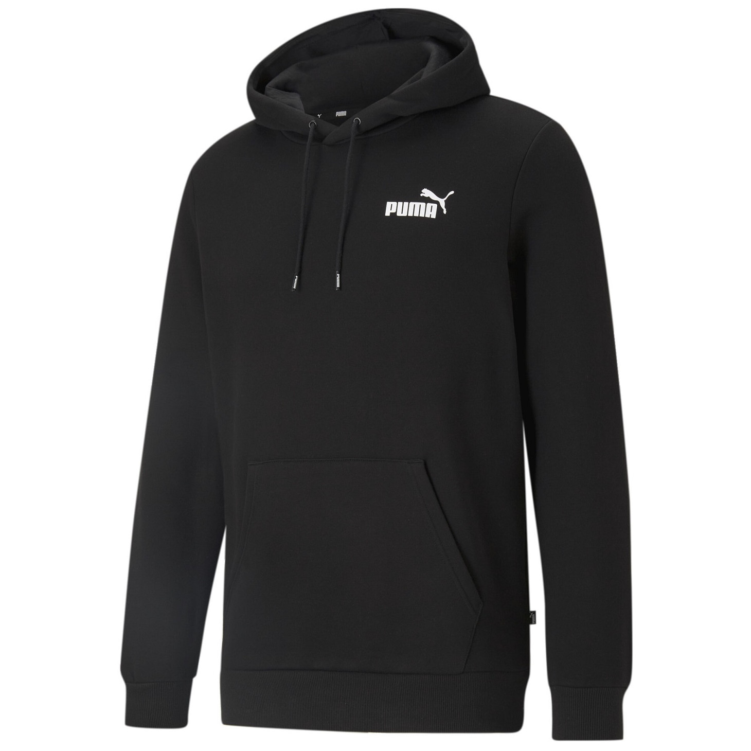 Pánská mikina Puma ESS Small Logo Hoodie FL Velikost: L / Barva: černá