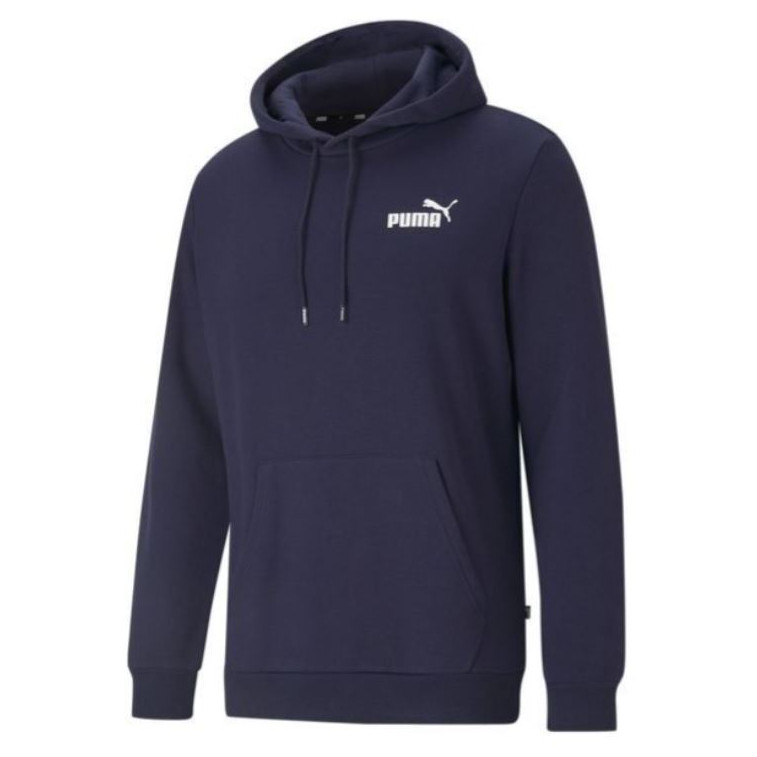 Pánská mikina Puma ESS Small Logo Hoodie FL Velikost: M / Barva: modrá