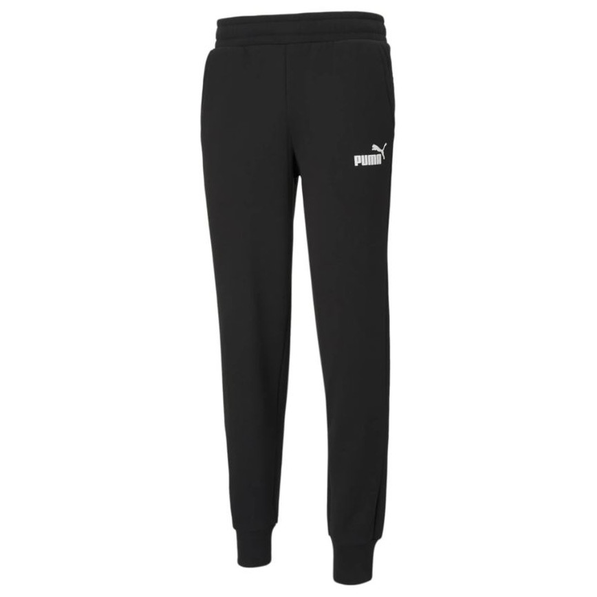 Pánské tepláky Puma ESS Logo Pants FL cl Velikost: M / Barva: černá