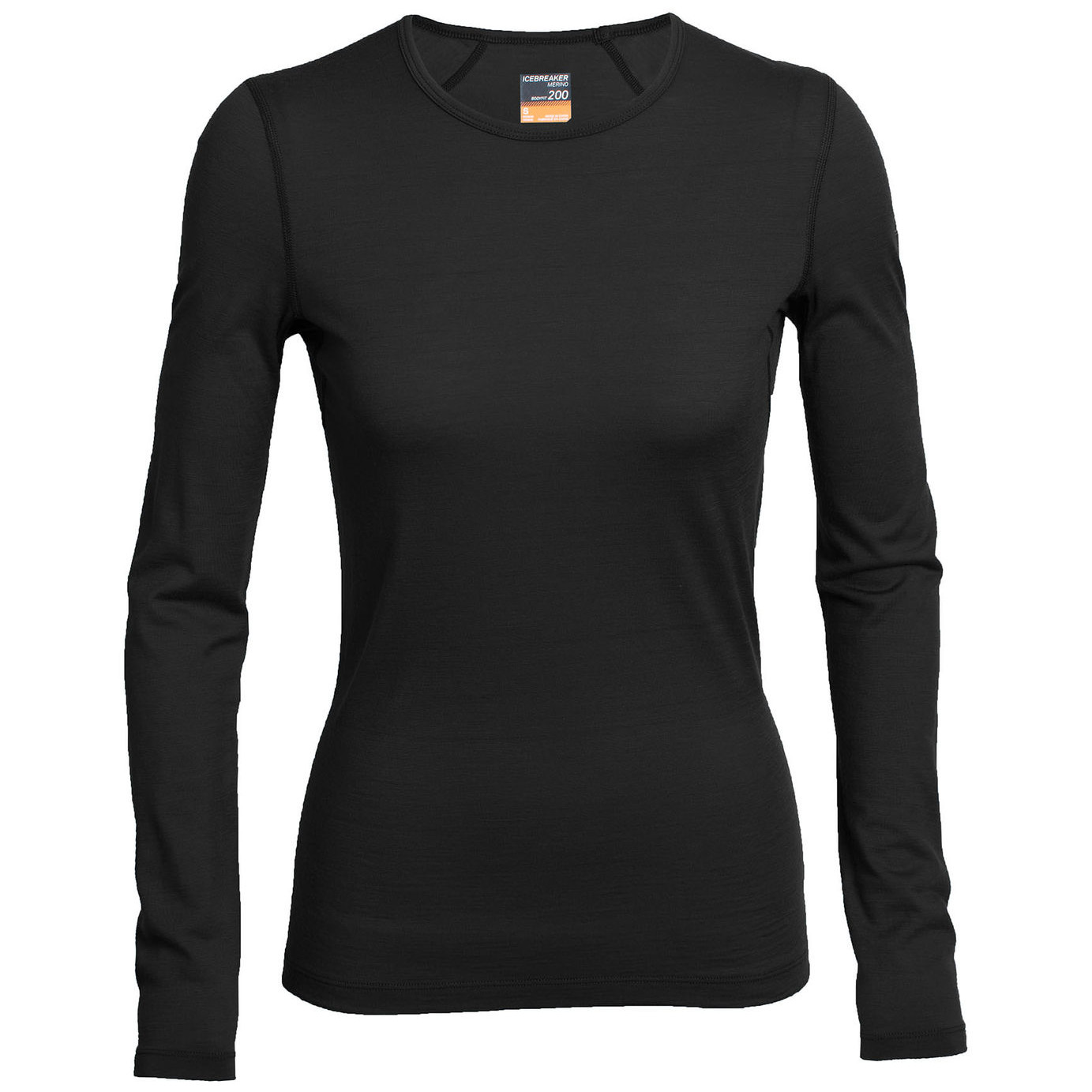 Dámské triko Icebreaker Women's 200 Oasis Long Sleeve Velikost: L / Barva: černá