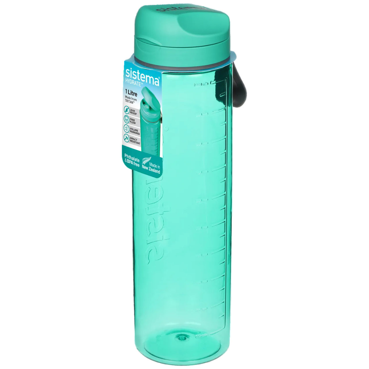 Láhev Sistema Hydrate Tritan Flip Top 1 l Barva: zelená