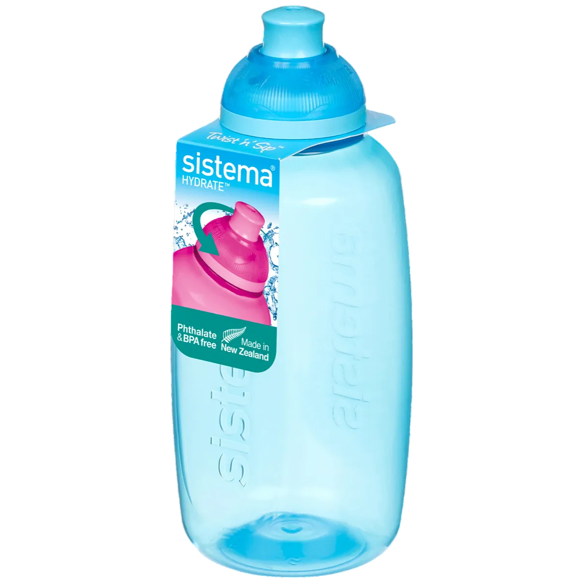 Láhev Sistema Squeeze Twist ‘n’ Sip 380 ml Barva: modrá