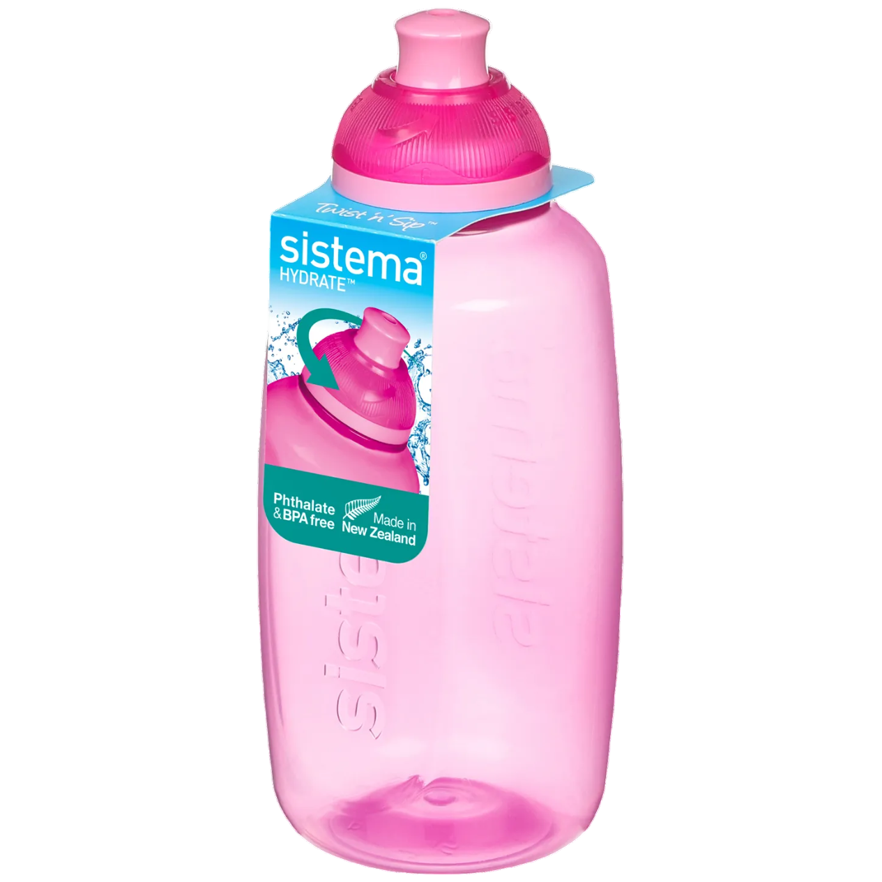 Láhev Sistema Squeeze Twist ‘n’ Sip 380 ml Barva: růžová