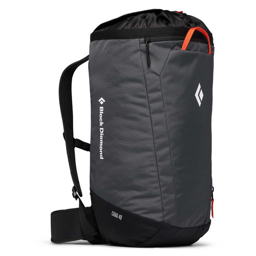 Lezecký batoh Black Diamond Crag 40 Backpack Velikost zad batohu: S/M / Barva: šedá/černá