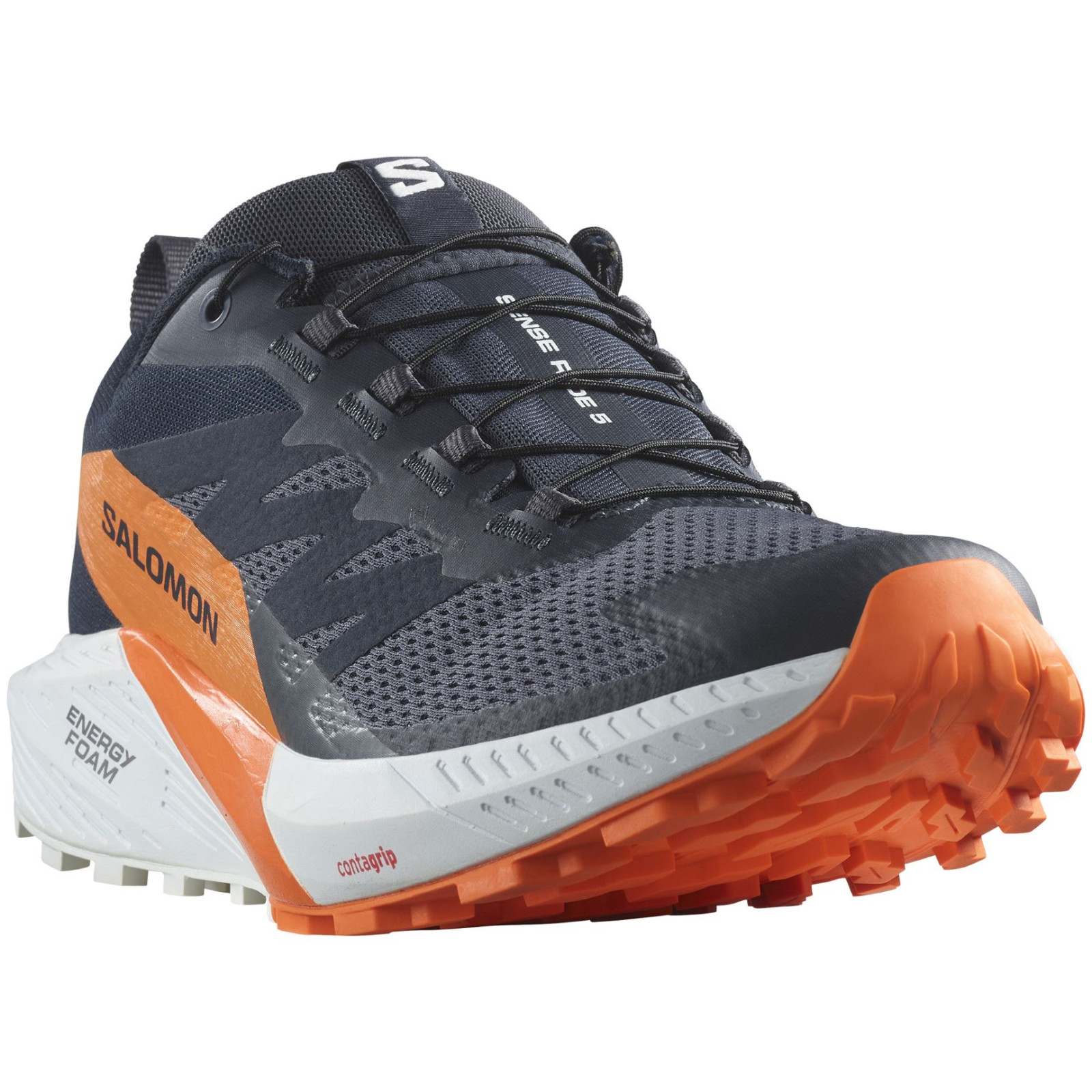 Pánské běžecké boty Salomon Sense Ride 5 Gore-Tex Velikost bot (EU): 44 / Barva: modrá/oranžová